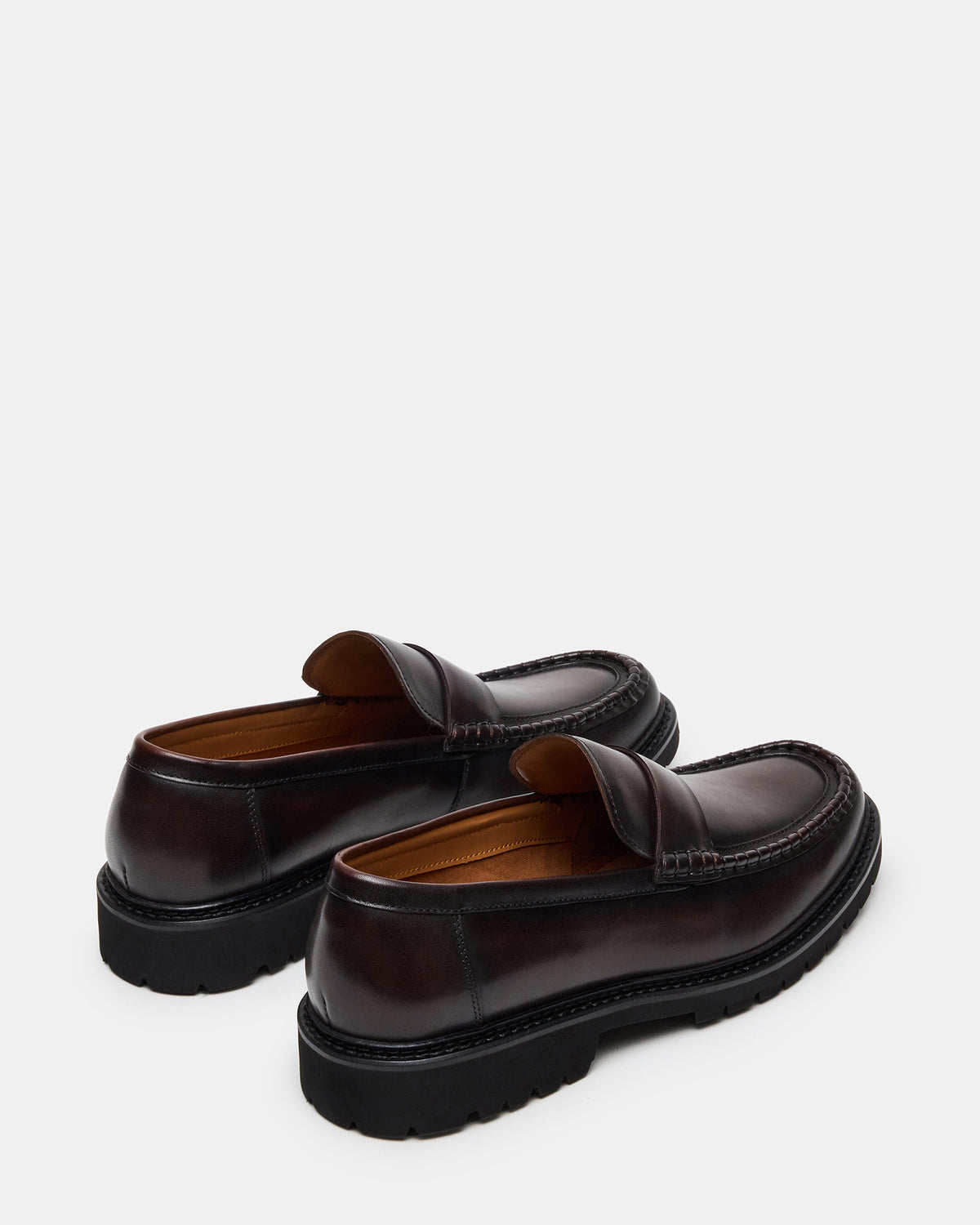 BRODIE Brown Slip-On Lug Men's Loafer