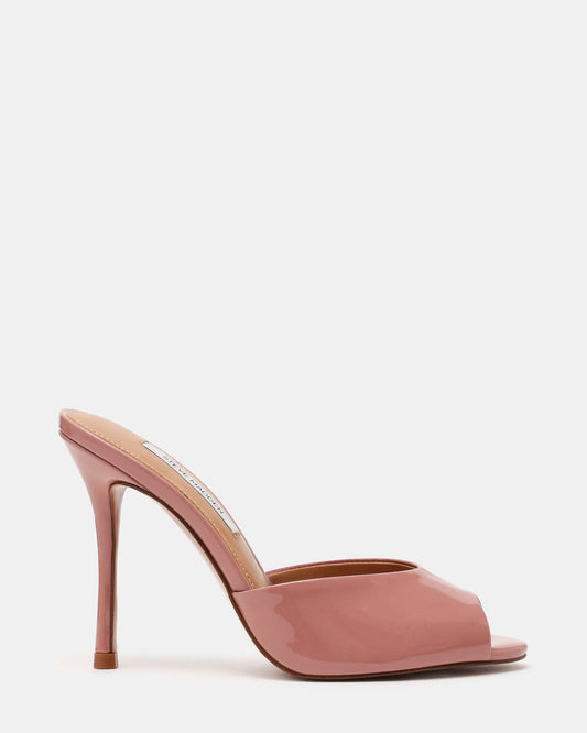 PRIYA Dark Blush Patent Mule Women's Heel