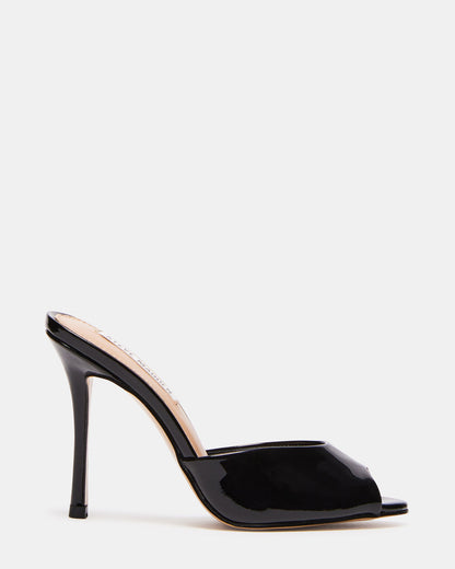 PRIYA Black Patent Women's Mule