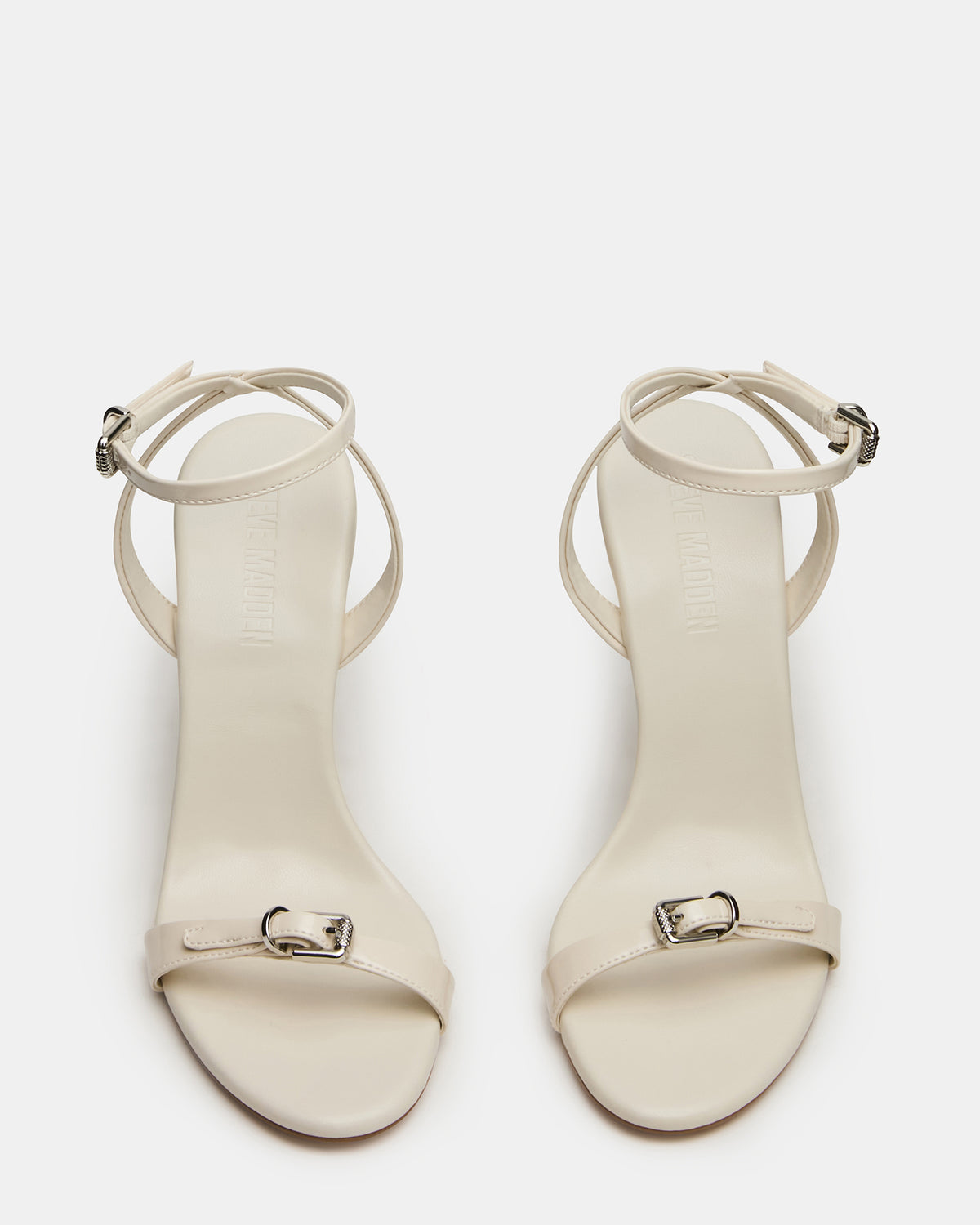 FOXX Bone Patent Strappy Stiletto Open-Toe Women's Heel