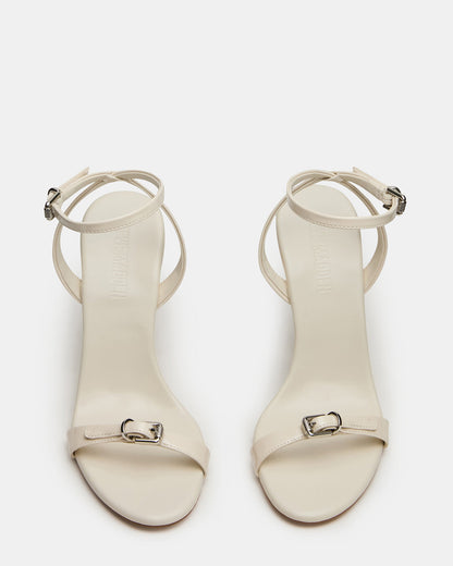 FOXX Bone Patent Strappy Stiletto Open-Toe Women's Heel