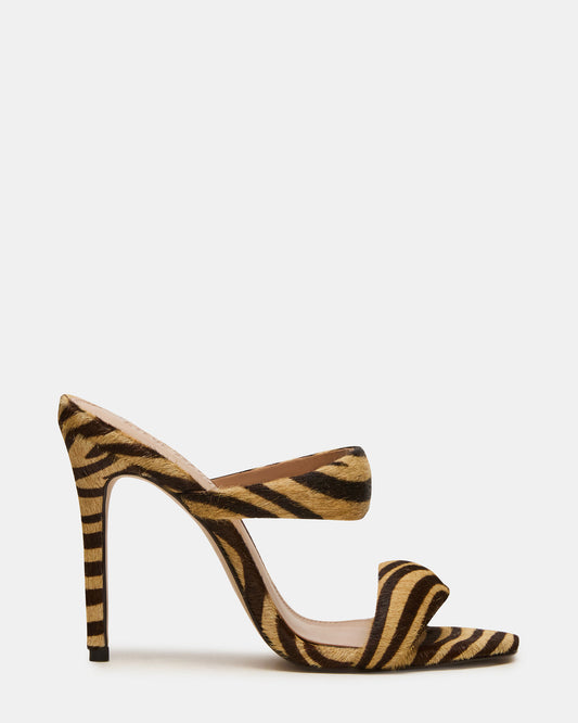 SATURN Tiger Stiletto Mule Women's Heel