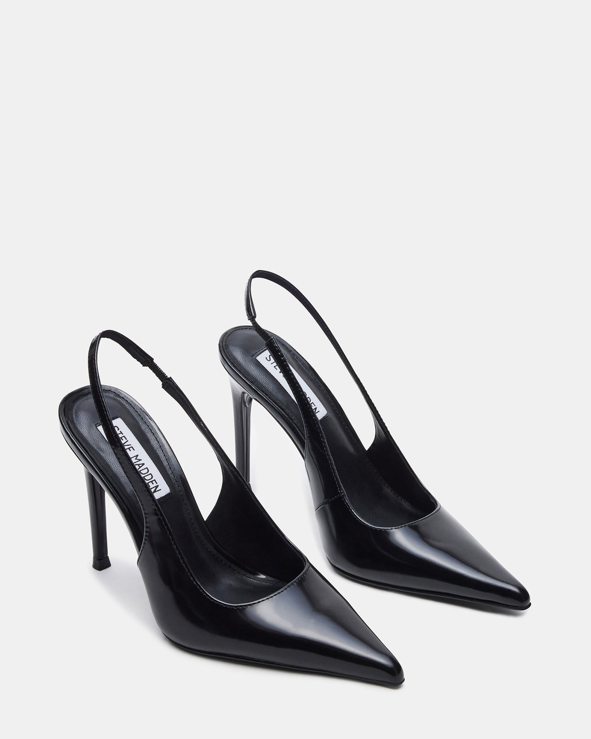 REYES Black Box Slingback Stiletto Pointed-Toe Pump Women's Heel