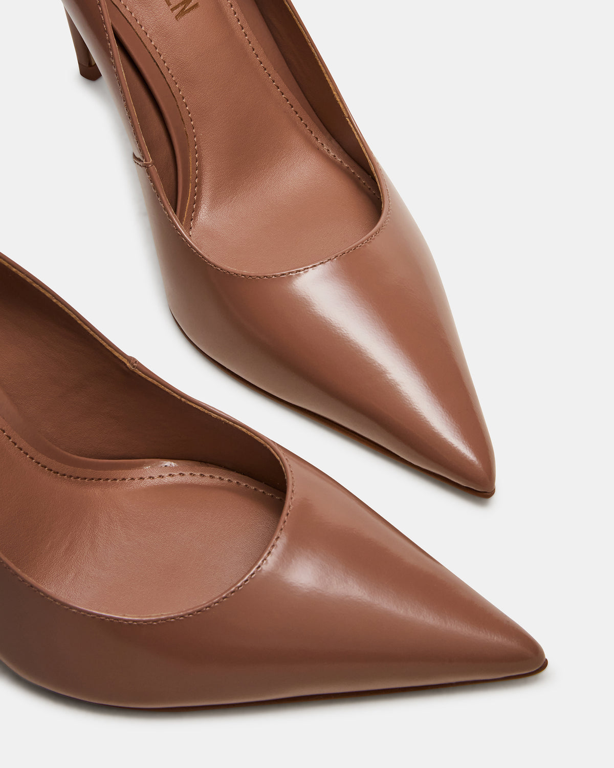 NOIR Mocha Pointed-Toe Stiletto Pump Women's Heels