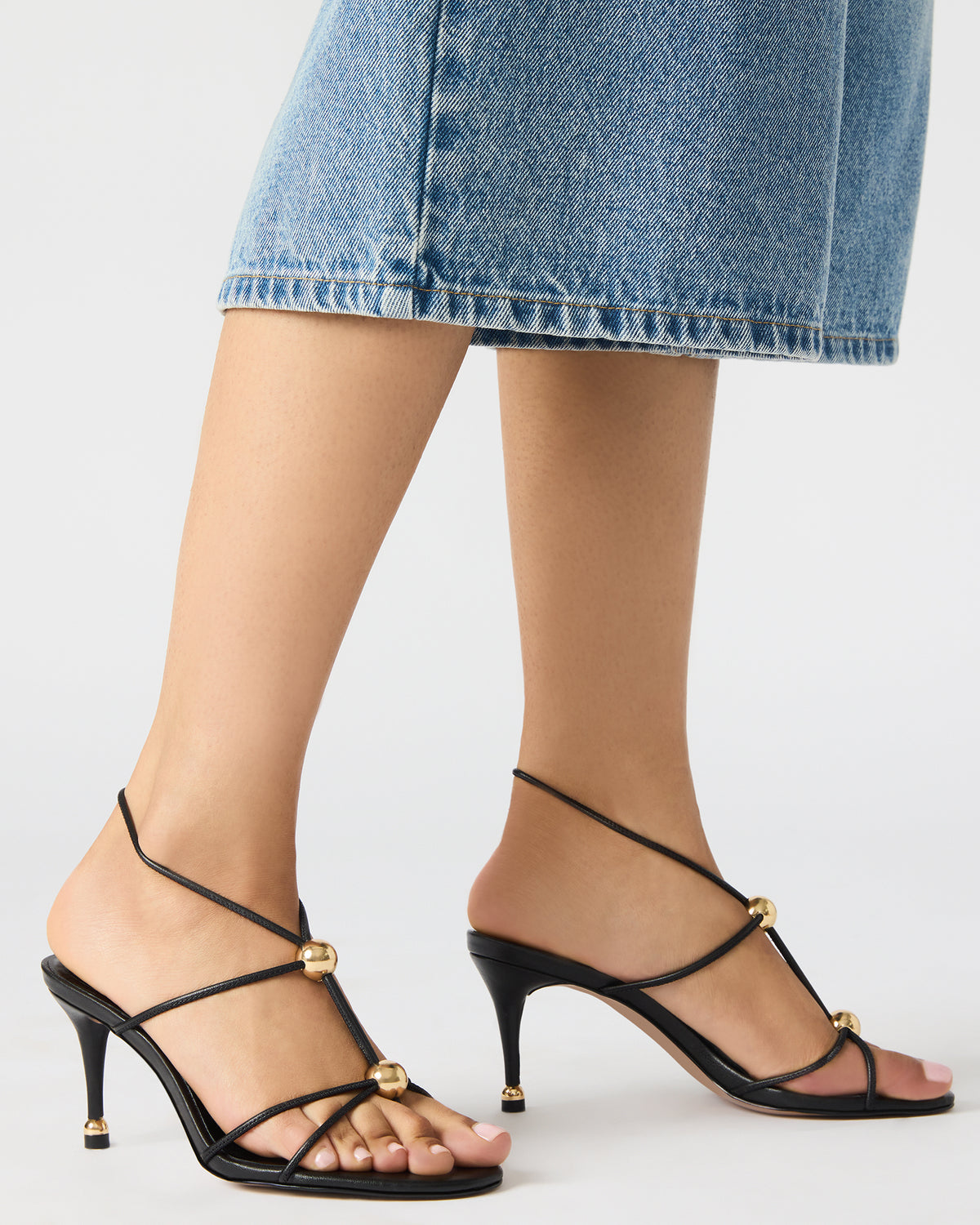 RAMOS Natural Snake Strappy Stiletto Women's Heel