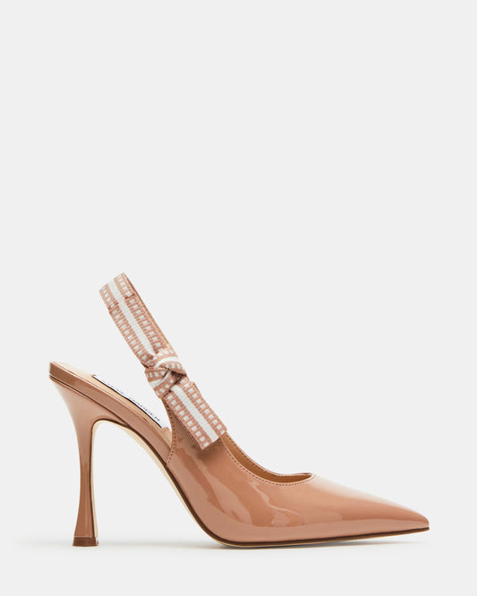 BRI Blush Patent Slingback Pump Women's Heel