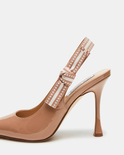 BRI Blush Patent Slingback Pump Women's Heel