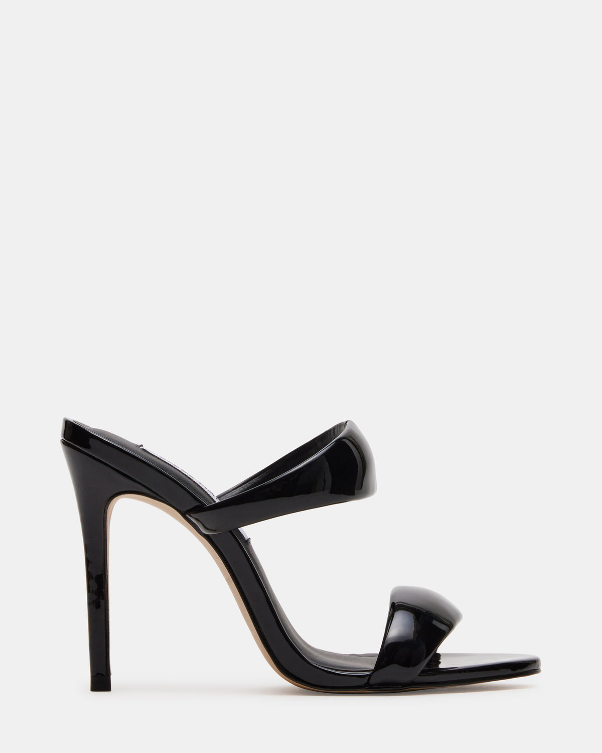 SATURN Black Stiletto Mule Women's Heel