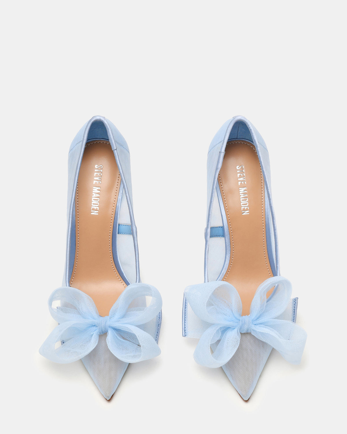 TAFFY Blue Bow Pointed-Toe Stiletto Pump Women's Heel