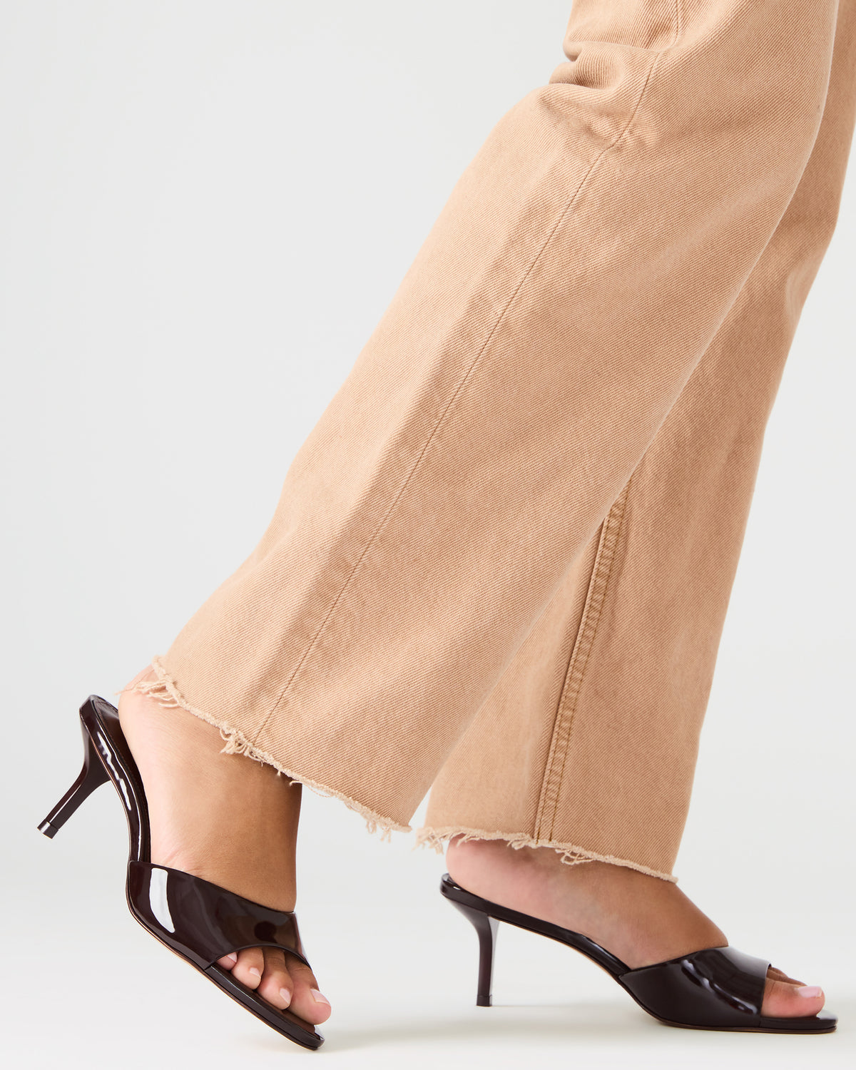 KENDRIX Pink Print Women's Mule Heel