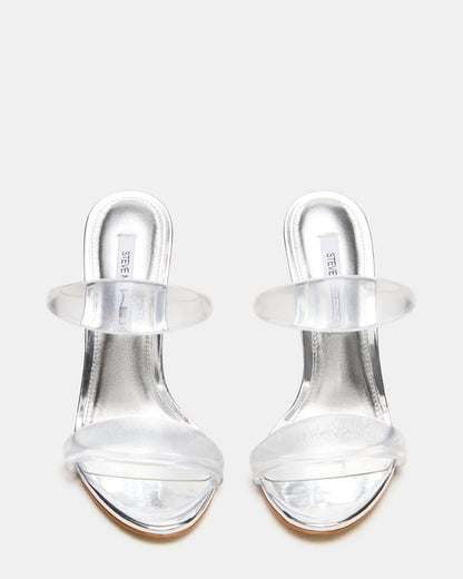 SATURN Jelly Clear Stiletto Mule Women's Heel