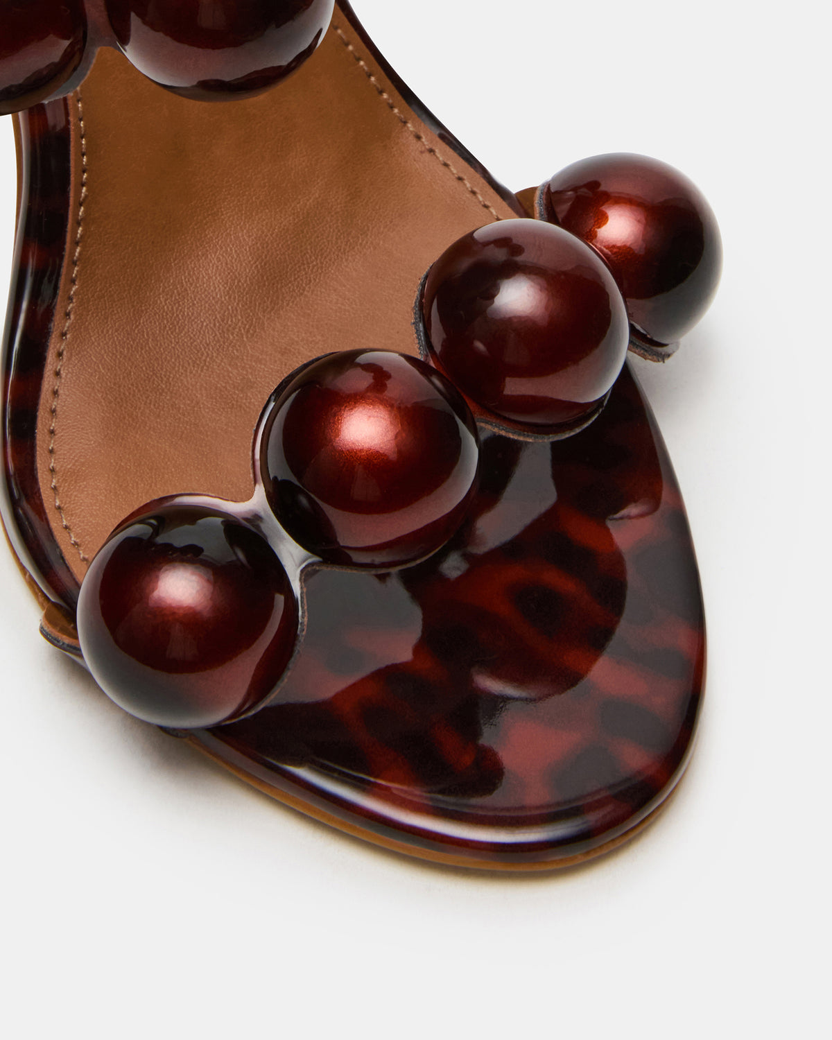 SATURN Beads Tortoise Stiletto Mule Women's Heel