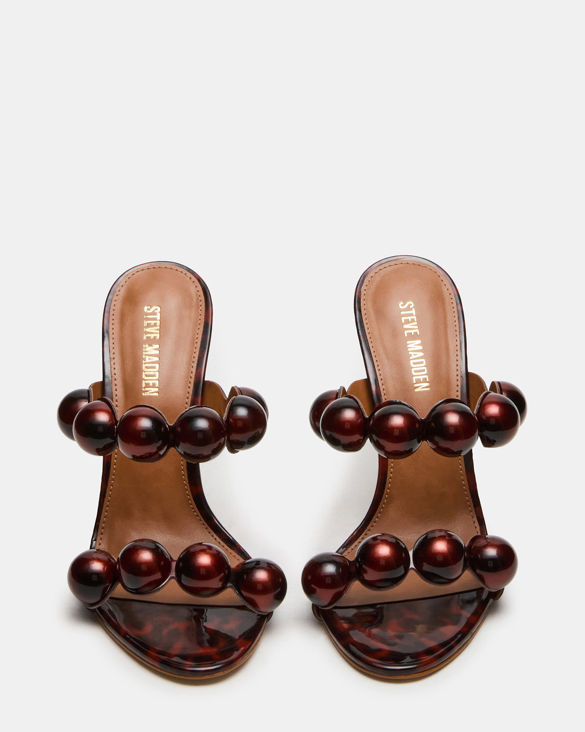 SATURN Beads Tortoise Stiletto Mule Women's Heel
