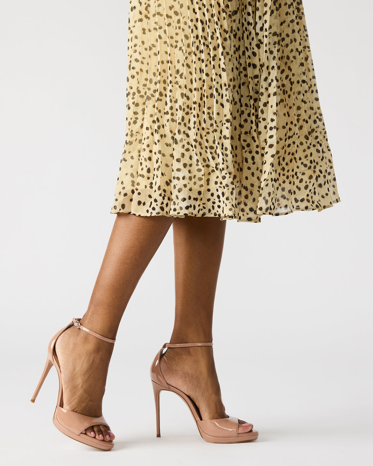 WILEY Blush Patent Women's Open Toe Stiletto Heel