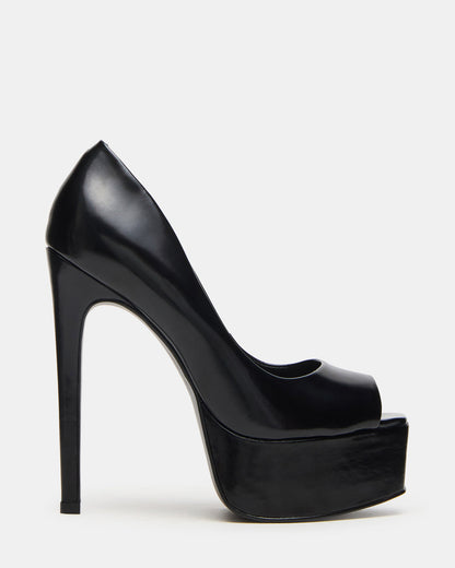 IVES Black Box Platform Square-Toe Stiletto Women's Heel