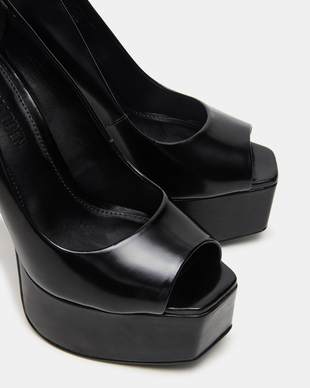 IVES Black Box Platform Square-Toe Stiletto Women's Heel