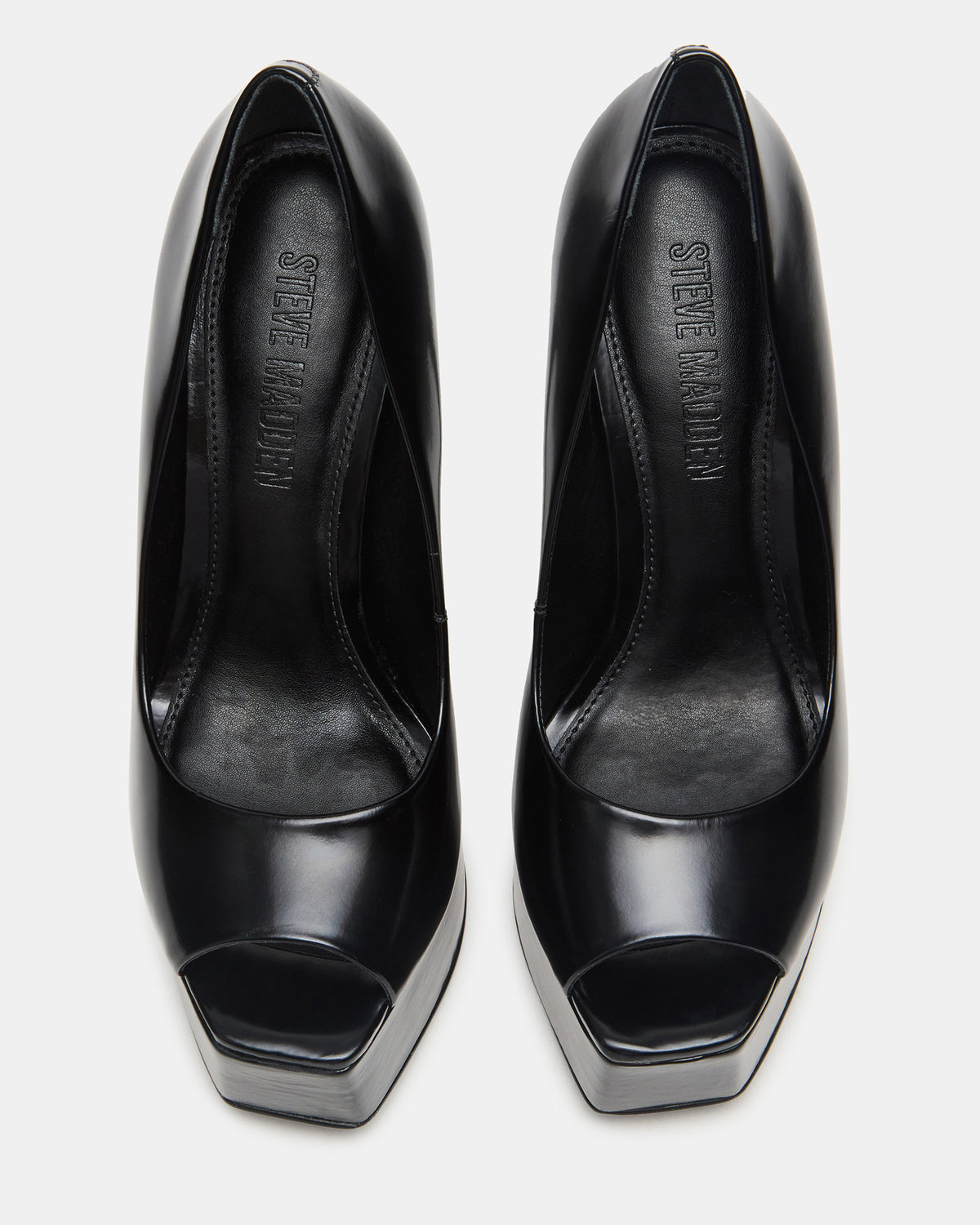 IVES Black Box Platform Square-Toe Stiletto Women's Heel