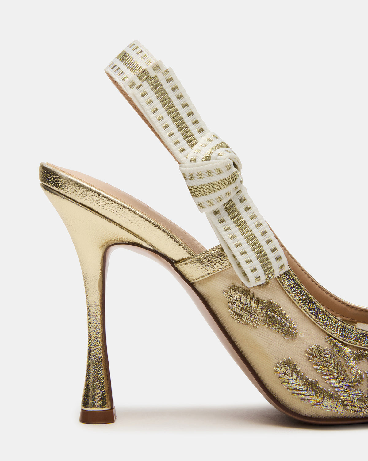 BRI Gold Multi Slingback Pump Women's Heel