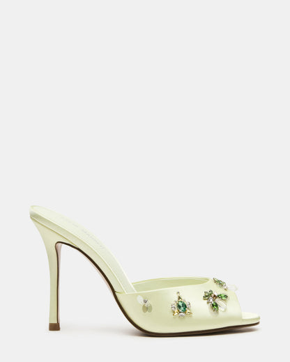 PRIYA Butter Yellow Stones Mule Women's Heel