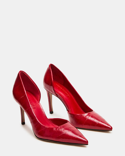 NULA Red Eeel Pointed-Toe Stiletto Pump Women's Heel