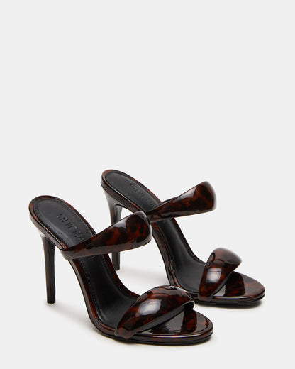 SATURN Tortoise Stiletto Mule Women's Heel