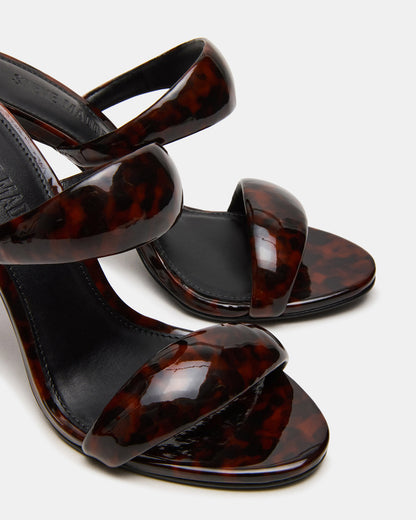 SATURN Tortoise Stiletto Mule Women's Heel