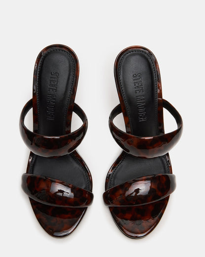 SATURN Tortoise Stiletto Mule Women's Heel