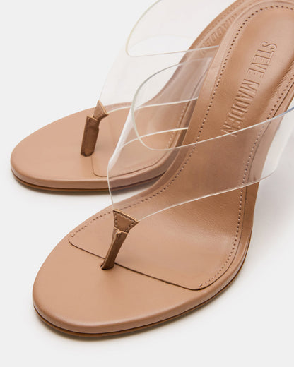 SABINE Clear Thong Mule Heel Women's Heel