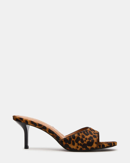 KENDRIX Leopard Women's Mule Heel