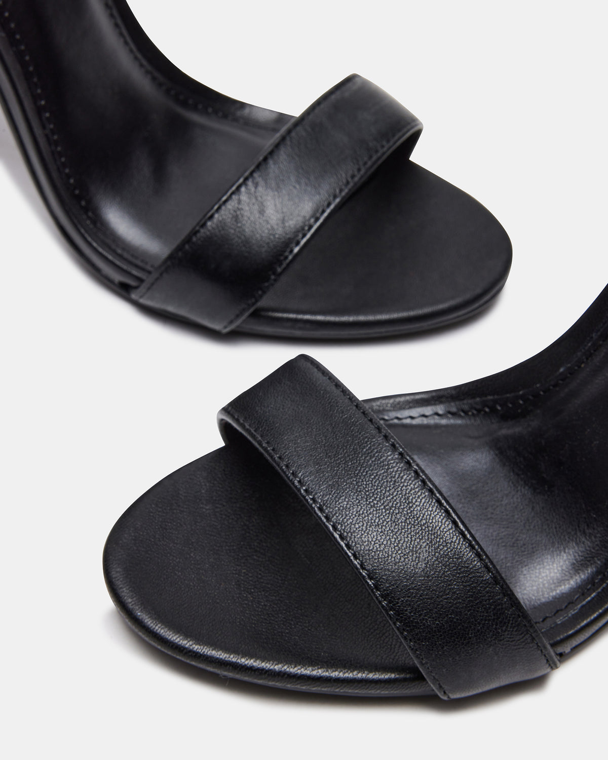 CARRSON Black Leather Women's Heel