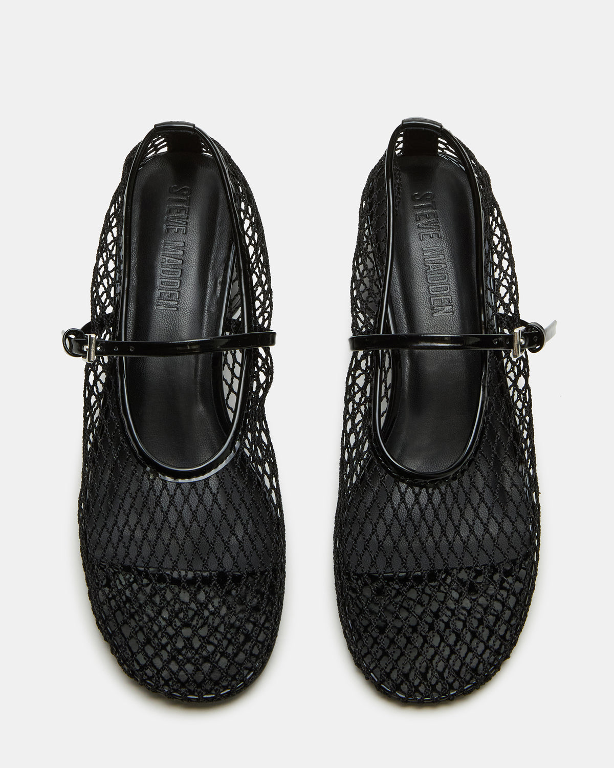 RAYNOR Black Women's Mary Jane Mesh Block Heel