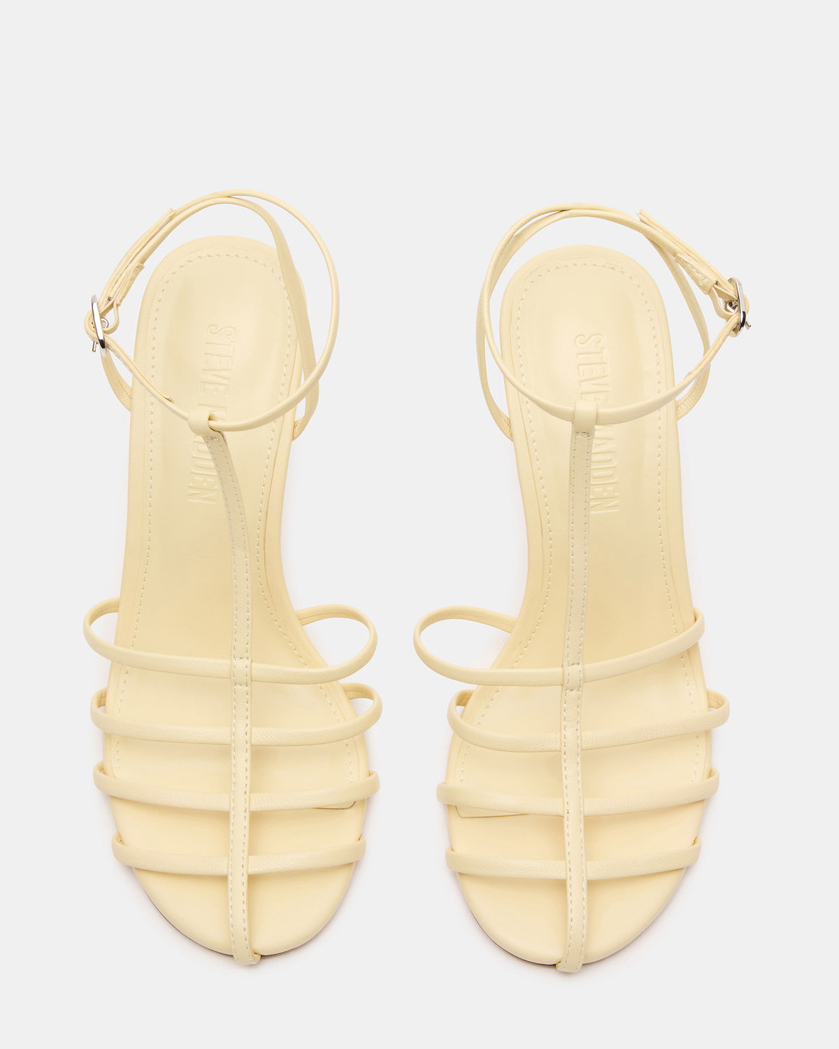 TILDAH BUTTER Leather Strappy Rounded Toe Women's Heel