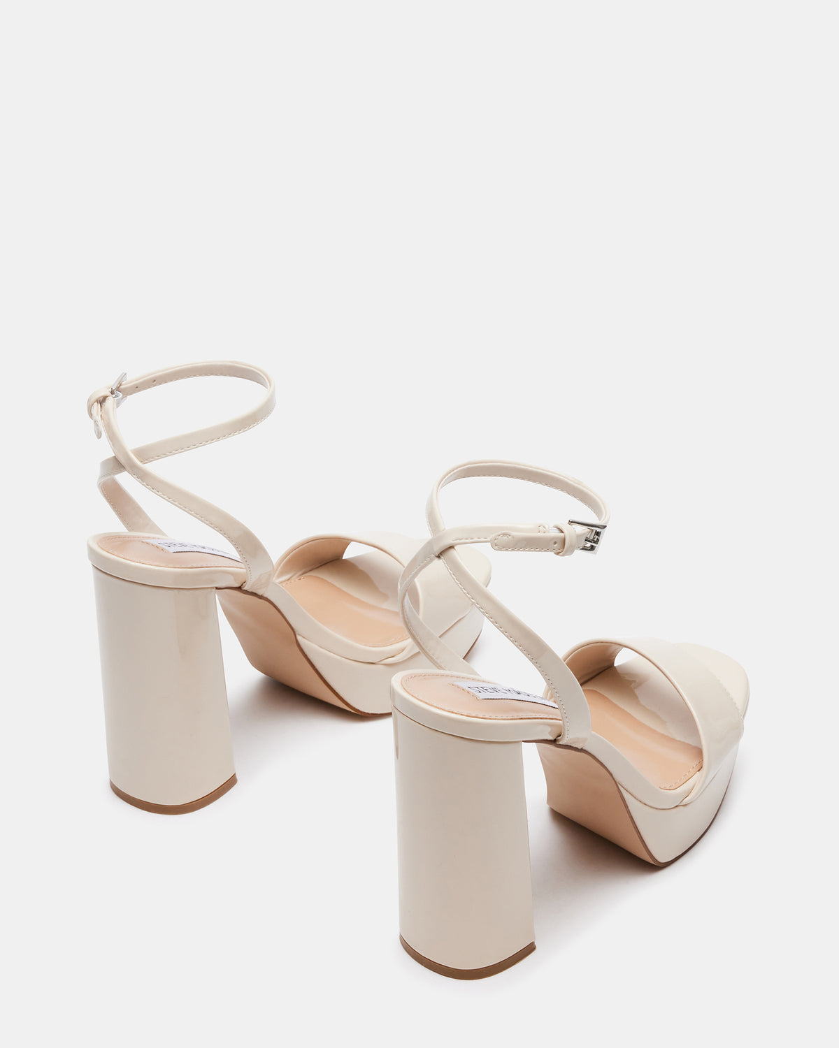 LESSA Bone Patent Platform Block Heel | Women's Heels