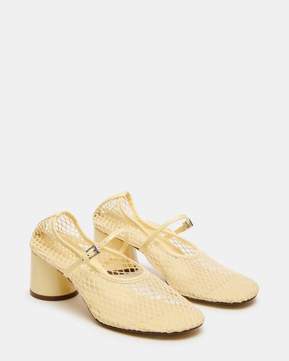 RAYNOR Butter Women's Mary Jane Mesh Block Heel