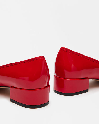 CHERISH Red Patent Women's Slip-On Heel