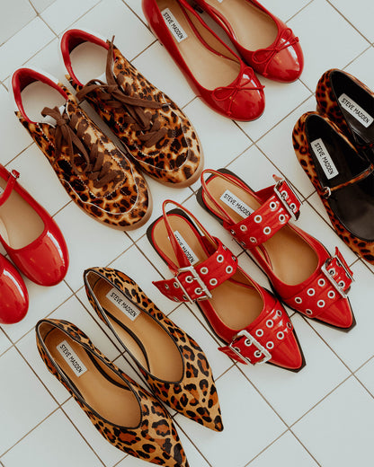 CHERISH Red Patent Women's Slip-On Heel