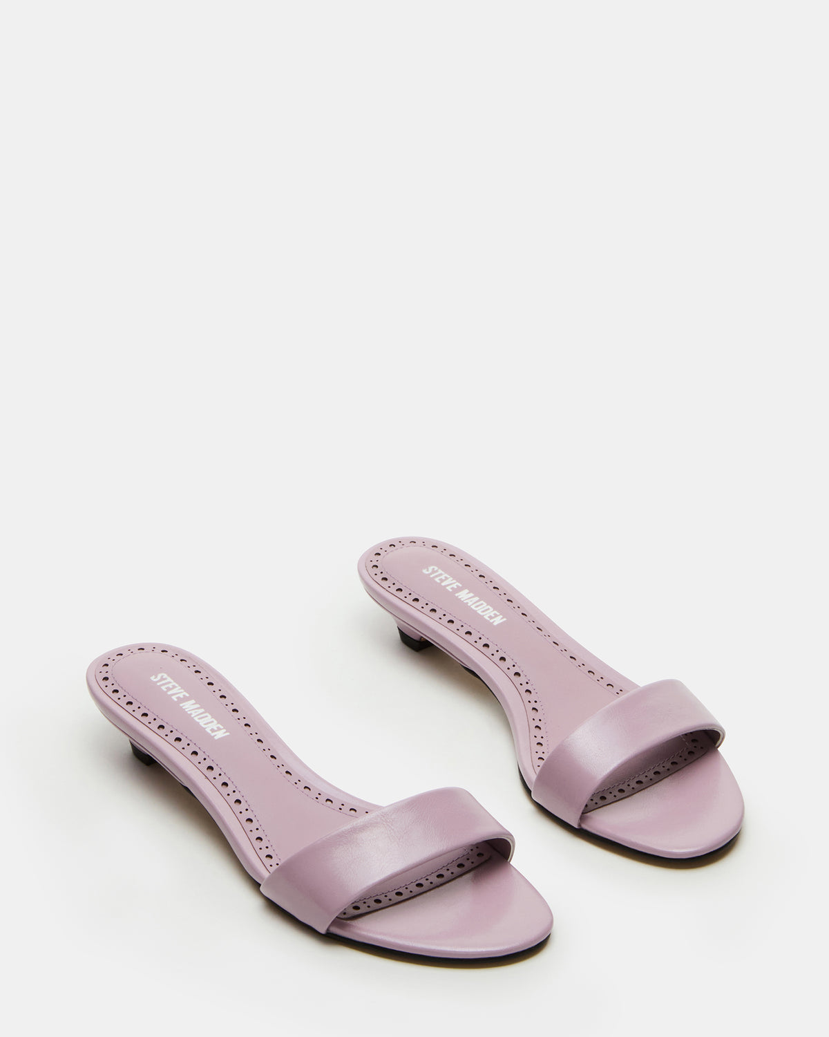 BERRY Pink Women's Mule Kitten Heel