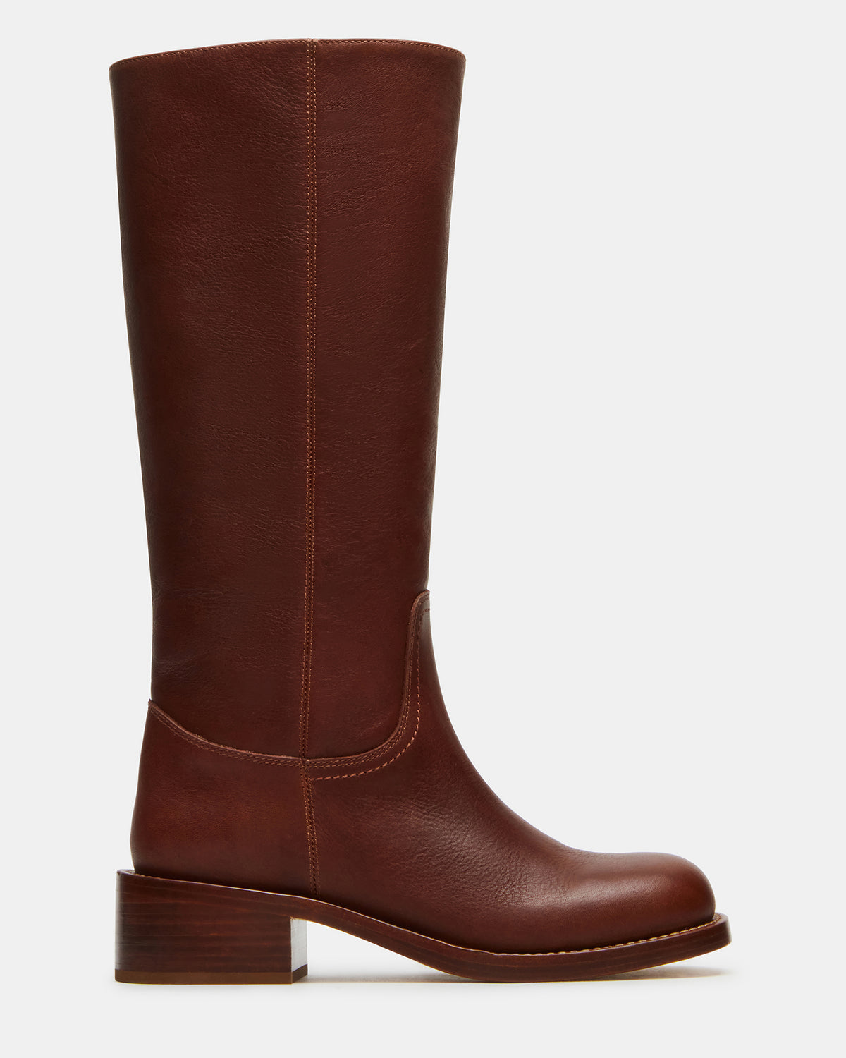 RIGGS Rust Leather Square-Toe Women's Boot