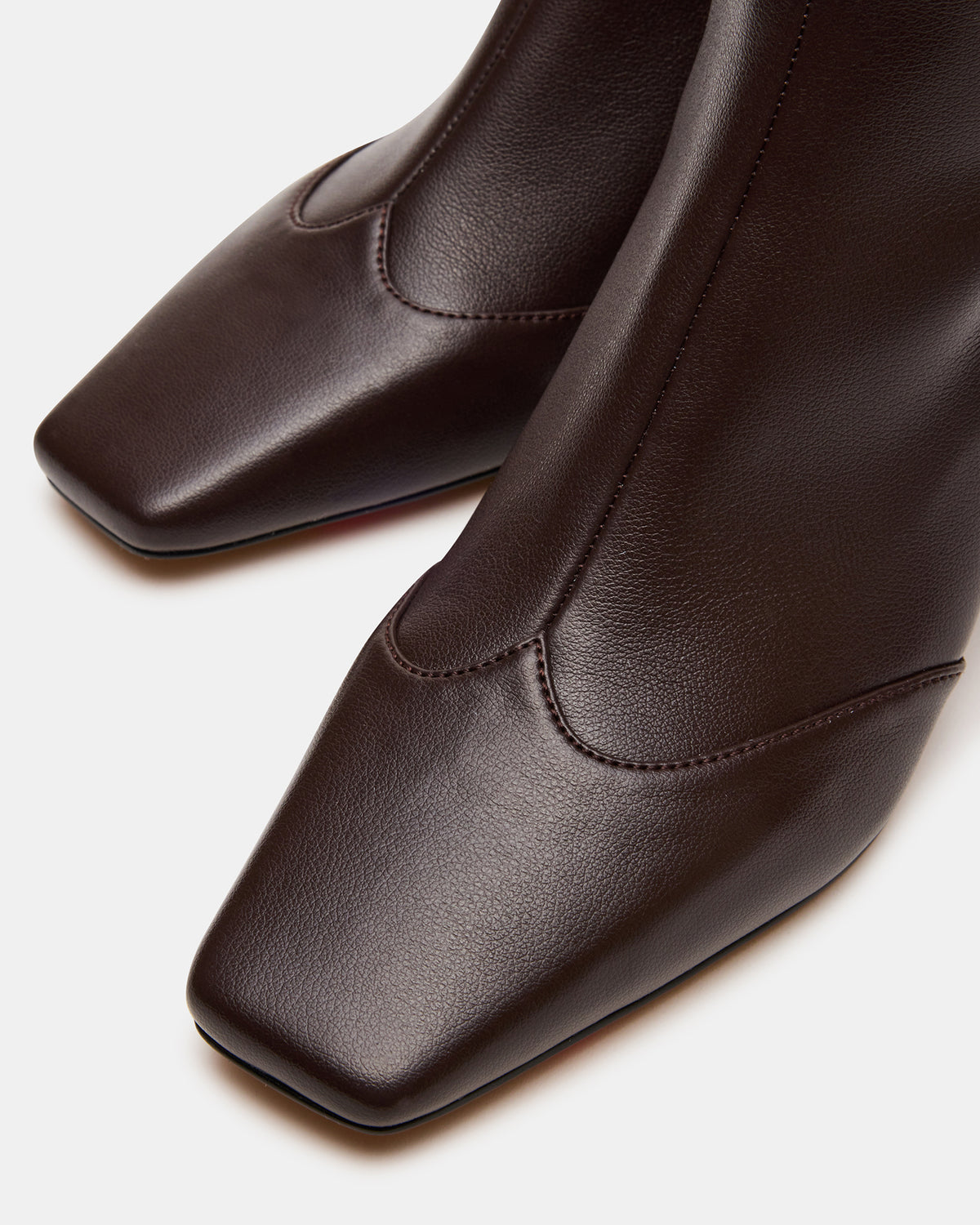 JETER Brown Square-Toe Women's Ankle Boot