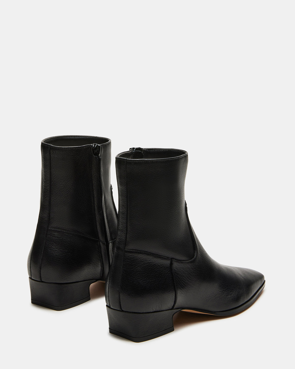 DUSTY Black Leather Women's Ankle Boot