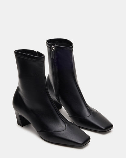 JETER Black Square-Toe Women's Ankle Boot