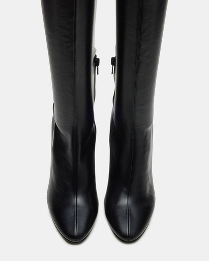 ARIA Black Wide Calf Knee-High Women's Boot