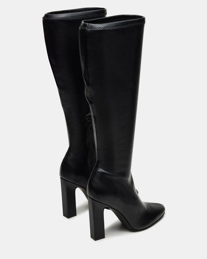 ARIA Black Wide Calf Knee-High Women's Boot