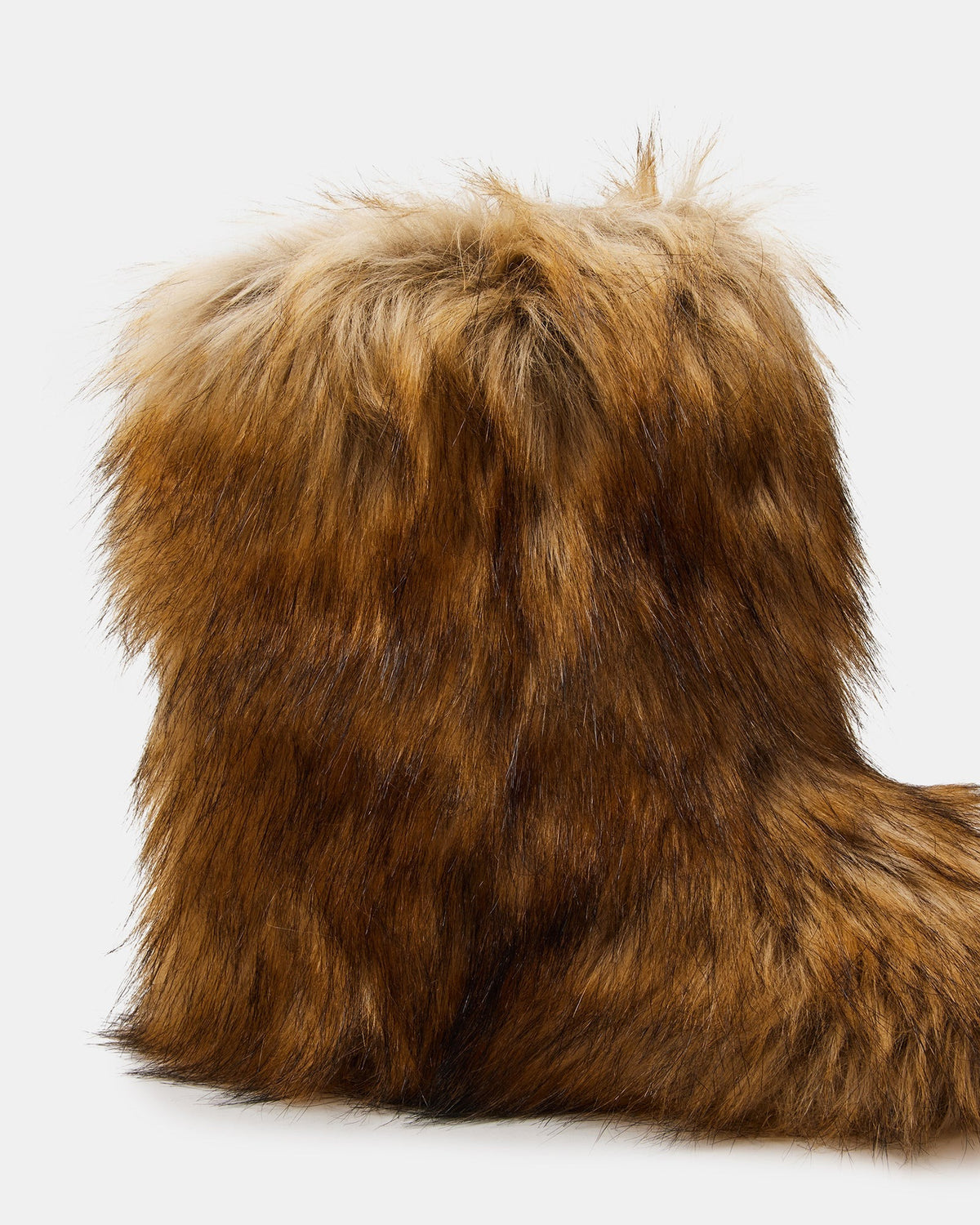 BEASTIE Tan Multi Women's Faux Fur Bootie