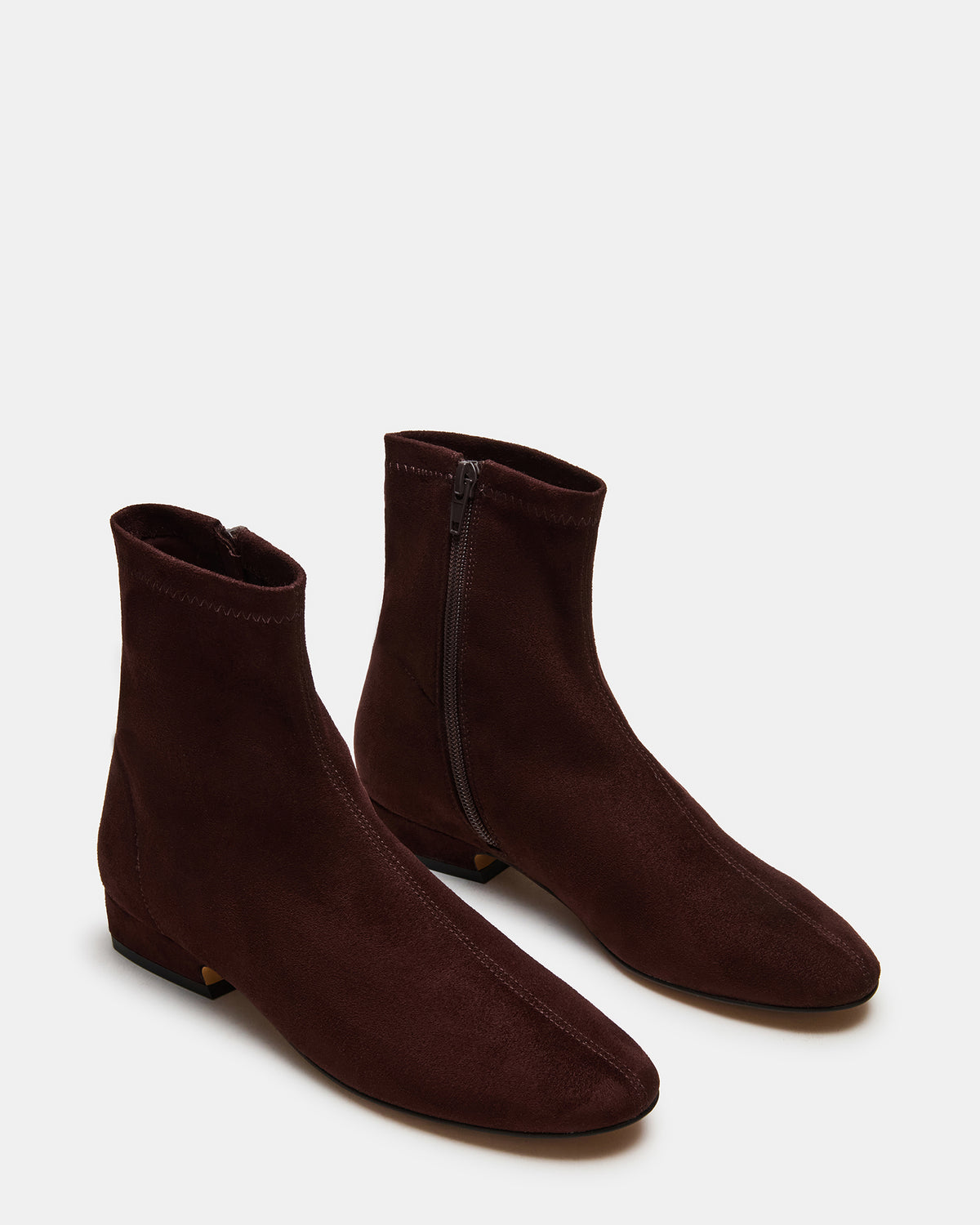 FINCH Brown Round Toe Women's Ankle Boot