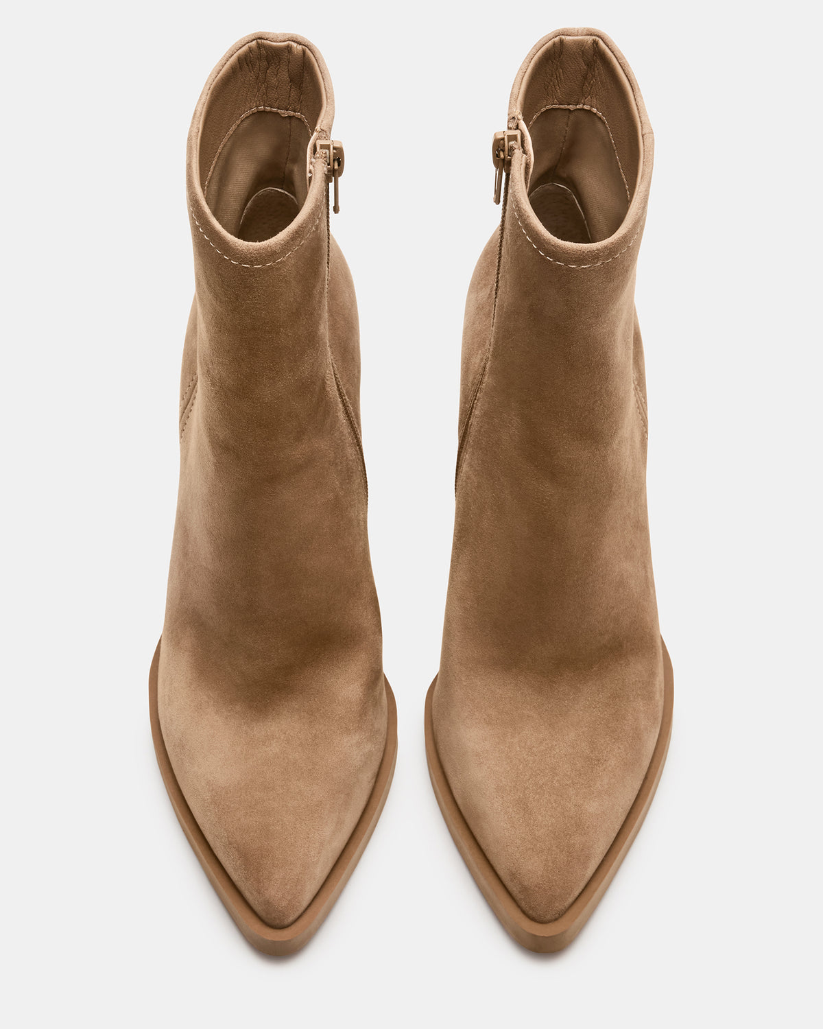 HARDEN Sand Suede Women's Pointed-Toe Ankle Boot