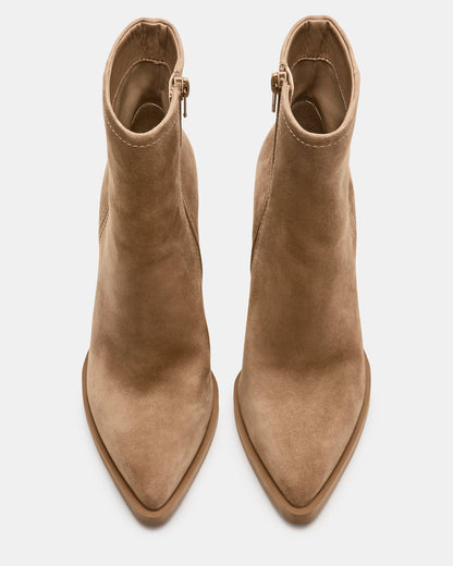 HARDEN Sand Suede Women's Pointed-Toe Ankle Boot