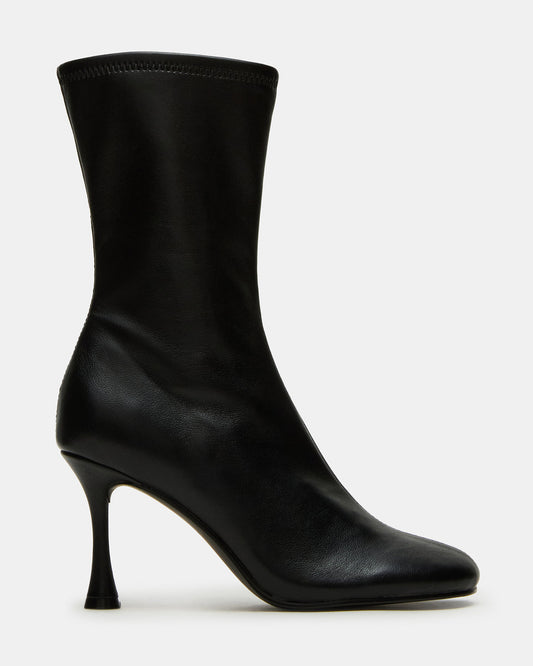 LORENZA Black Heeled Women's Ankle Boot