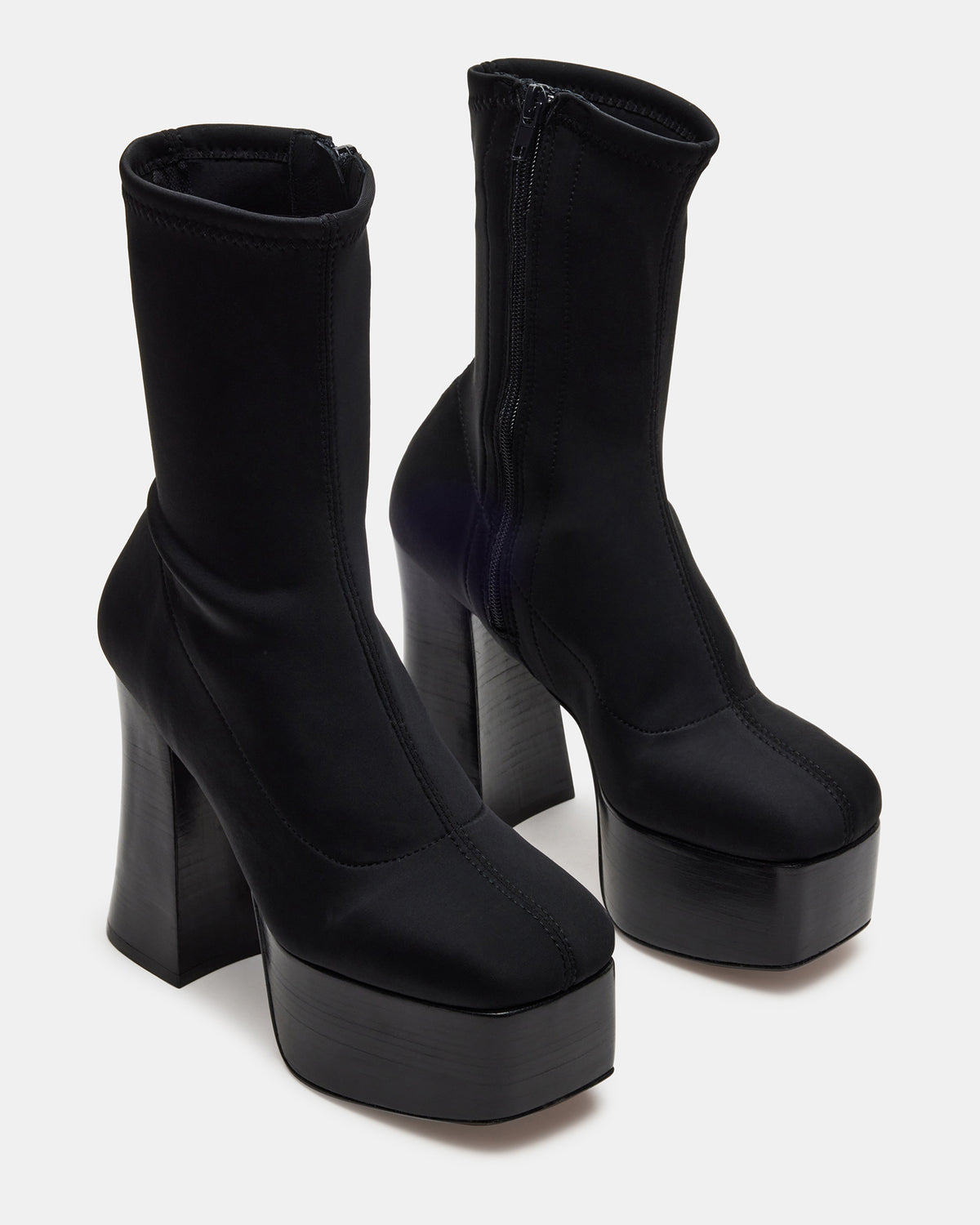 SOHO Black Super Platform Ankle Boot | Women's Booties