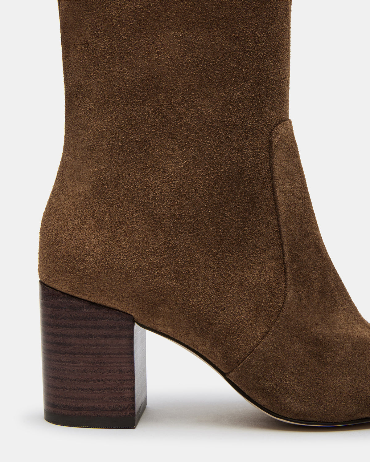 SKYLINE Chestnut Suede Knee-High Pointed Toe Women's Boot